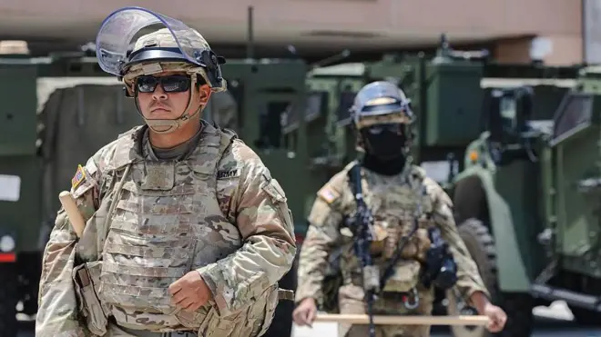 Сотрудники Национальной гвардии