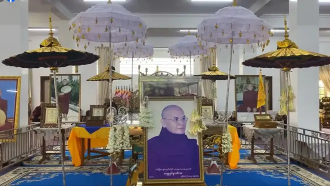 ပဲခူးမြို့၊ ဝင်းနိမ္မိတာရုံ ဆရာတော် ဘဒ္ဒန္တ မုနိန္ဒာဘိဝံသရဲ့ ရုပ်ကလာပ်တော် 