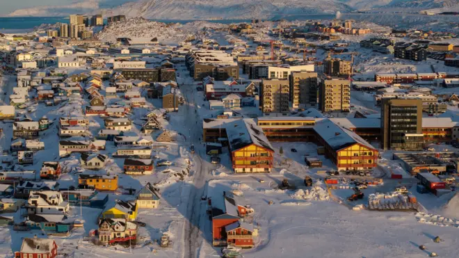 مدينة نوك في غرينلاند