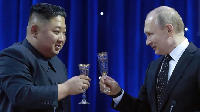 پوتین او کیم جونګ اون