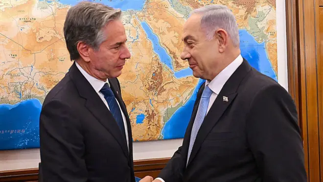 Blinken ve Netanyahu