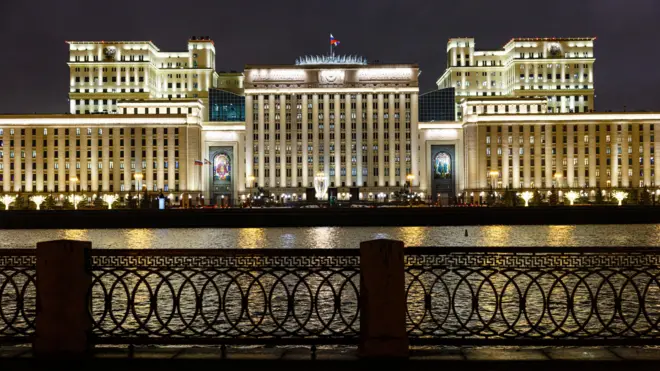 وزارة الدفاع الروسية في موسكو.