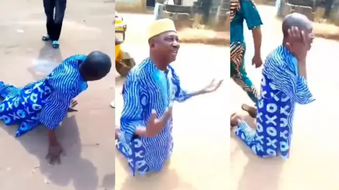 Aworan baba ti wọn fiya jẹ