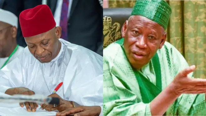 Govnor Abba Yussuf and Ganduje