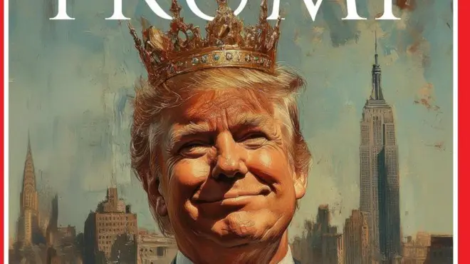 Публікації Трампа і Білого дому на тему "короля" викликали бурхливу реакцію в соцмережах та серед політиків