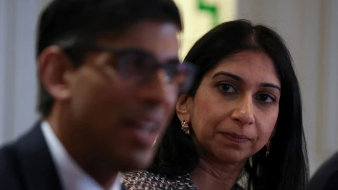 سويلا بريفرمان وريشي سوناك 