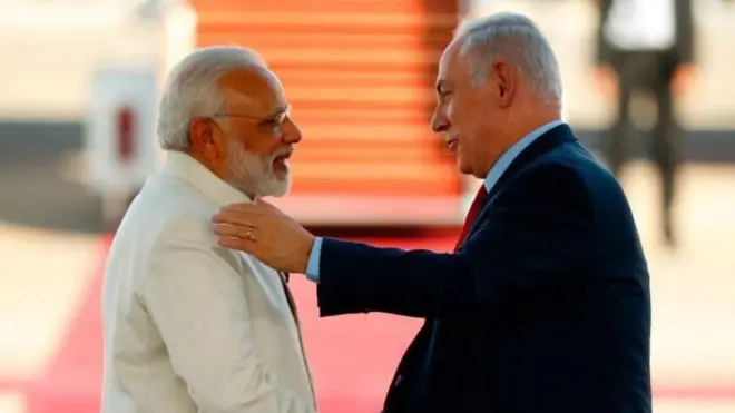 ఇజ్రాయెల్, బెంజమిన్ నెతన్యాహు, భారత్, నరేంద్ర మోదీ