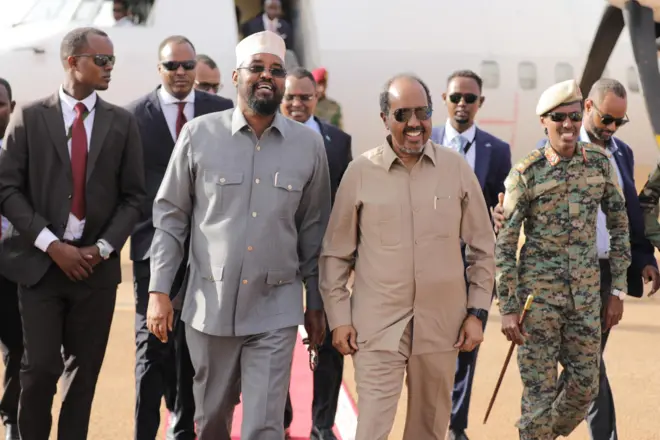 Booqashada madaxweyne Xasan Sheekh ee Kismaayo