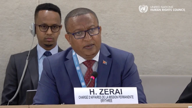 በተመድ የኤርትራ ቋሚ ተልዕኮ ጉዳይ አስፈጻሚ የሆኑት ሀብቶም ዘርአይ 