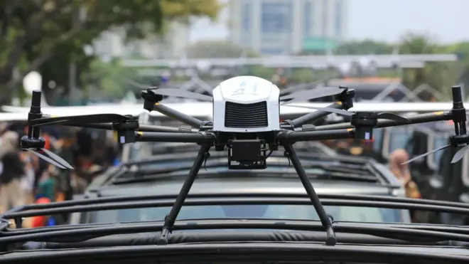 Ilustrasi drone.