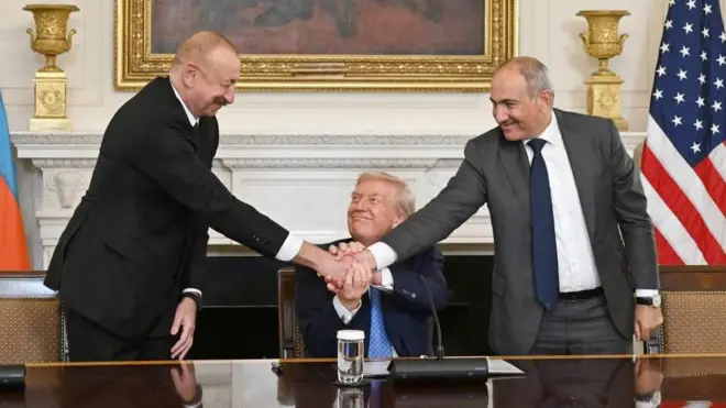 Azərbaycan, Ermənistan, Türkiyə, ABŞ, müqavilə, sülh, siyasət, Erdoğan, İlham Əliyev, Paşinyan, Donald Tramp