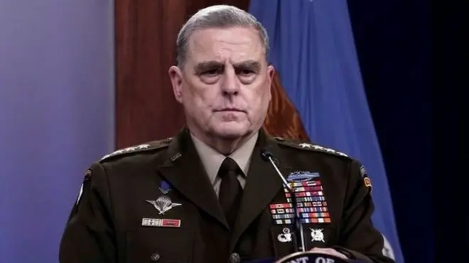 جنرل مارک ملے کا کہنا ہے کہ کی گئیں کالیں جوائنٹ چیف آف سٹاف کی حیثیت سے ان کی ڈیوٹی کا حصہ تھیں