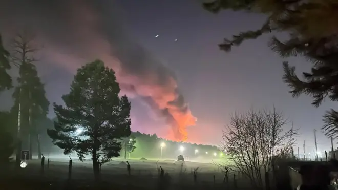 Брянск. Пожар на территории нефтебазы