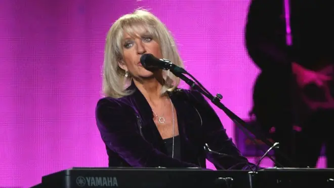 Christine McVie y Fleetwood Mac en el Madison Square Garden en 2015
