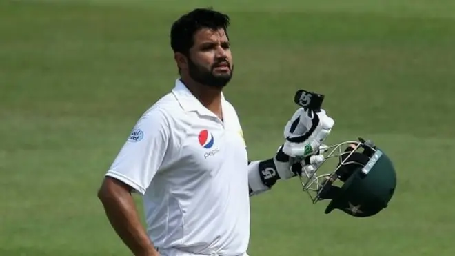 اظہر علی ابوظہبی ٹیسٹ کی دوسری اننگز میں انتہائی غیر ذمہ داری سے رن آؤٹ ہوئے