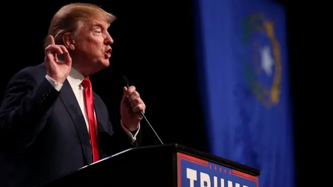 ډونلډ ټرمپ وايي، ایران له شمالي کوریا سره راکړه ور کړه درلودلې چې د اټومي تړون خلاف ده.