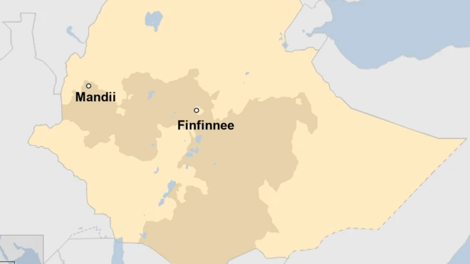 Kaartaa Magaalaa Mandii agarsiisu