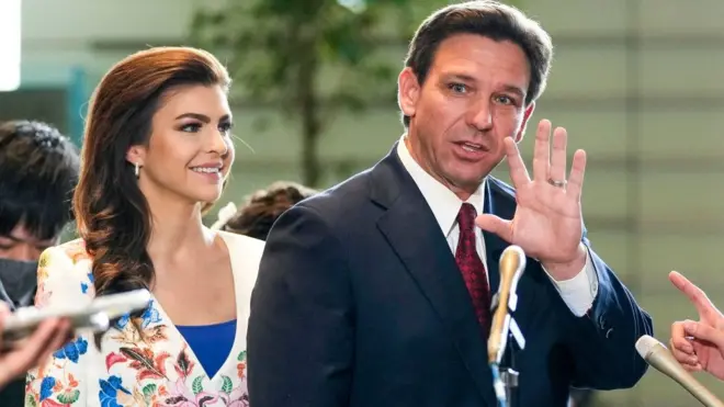 Ron Desantis sa suprugom Kejsi