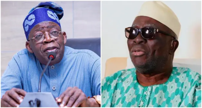 Bola Tinubu na Ayo Adebanjo