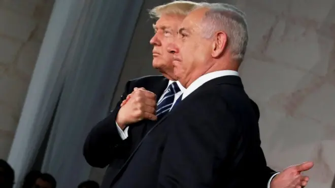 نتنياهو يجد دعما مطلقا من الرئيس الأمريكي دونالد ترامب