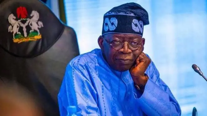 Aworan Aarẹ Bola Tinubu