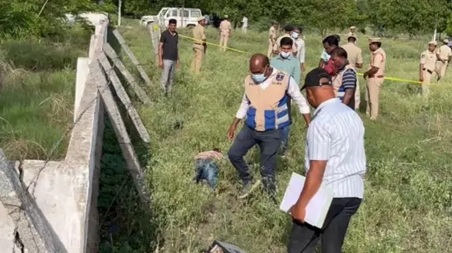 பென்ஜெர்லா கிராமத்தில் ராஜ் குமாரின் உடல் கண்டெடுக்கப்பட்டதாக காவல்துறை தெரிவித்துள்ளது.
