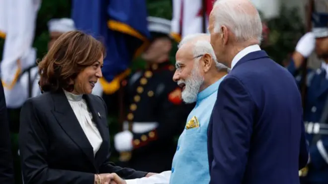 కమలా హారిస్, మోదీ, బైడెన్ 