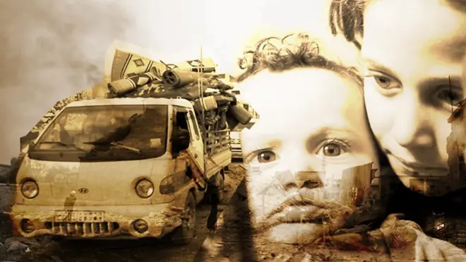 عائلة سورية شردت أربع مرات مع تصاعد الحرب