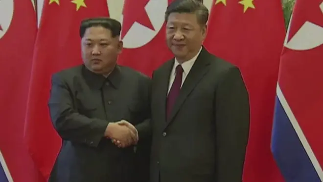 Kim Jong-un gặp Tập Cận Bình tại Bắc Kinh