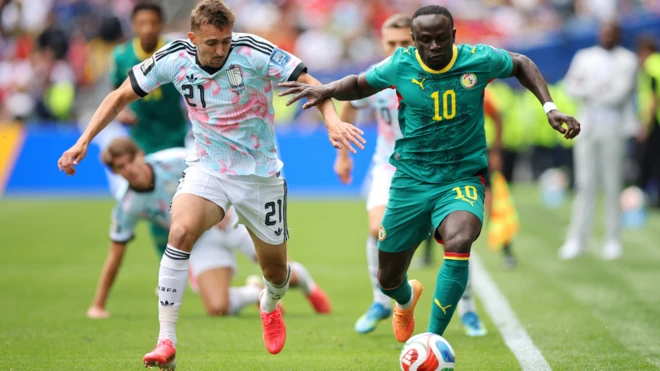 belgium have been struggling to create anything in the Senegal area