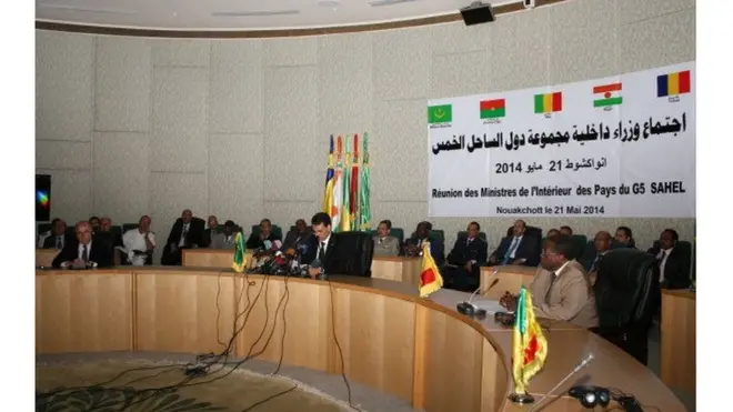 Une réunion du G5 Sahel en Mauritanie en 2014