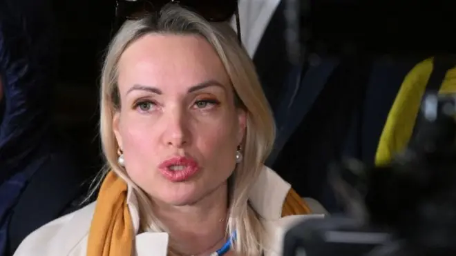 Marina Ovsyannikova said she was questioned for over 14 hours
