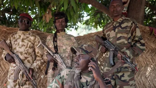 Ahamat Bahar, un général autoproclamé, ancien membre de Seleka, chef de milice (illustration).