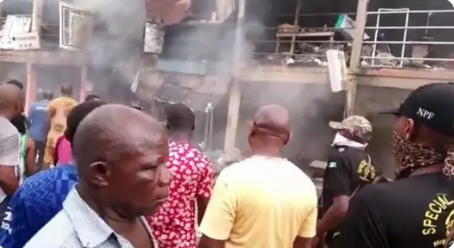 Ebe ọkụ gbara n'ahịa Headbridge dị n'Ọnịcha.