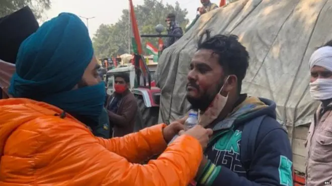 किसानों की ट्रैक्टर रैली