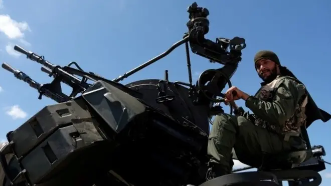 Боец армии генерала Хафтара