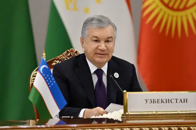 تصویر شوکت میرضیایف رئیس جمهور ازبیکستان