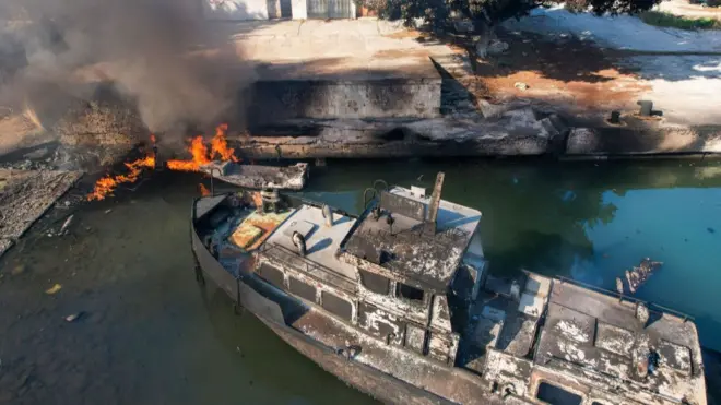 በሶሪያ የባሕር ኃይል ላይ በተፈጸመው ጥቃት የደረሰ ጉዳት