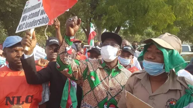 NLC strike 2021: Nigeria Labour Congress [NLC] 'minimum wage protest'