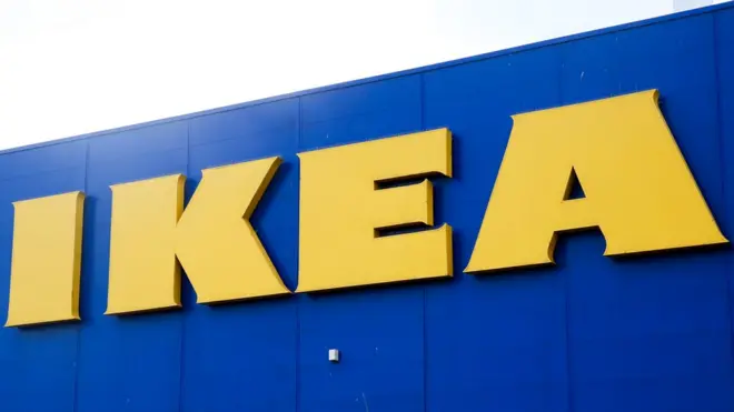 Вывеска Икея