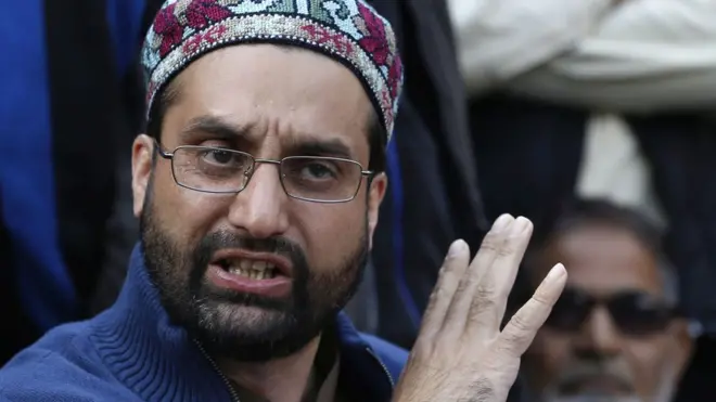 میر واعظ نے اپنی رہائی کے بعد ایک پریس کانفرنس سے خطاب کیا