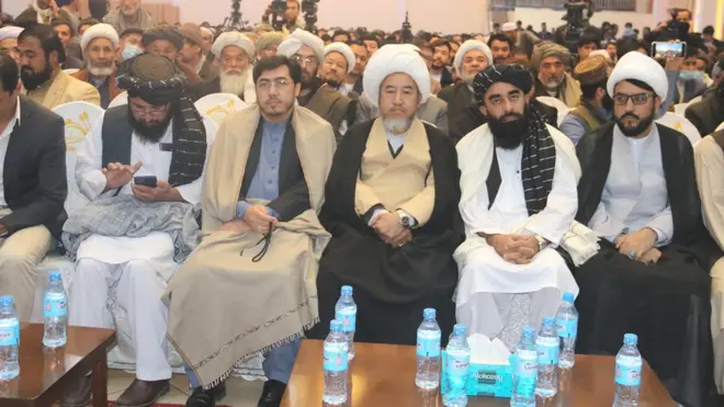 گردهمایی هزاره‌ها و شیعه در کابل در حمایت از حکومت طالبان