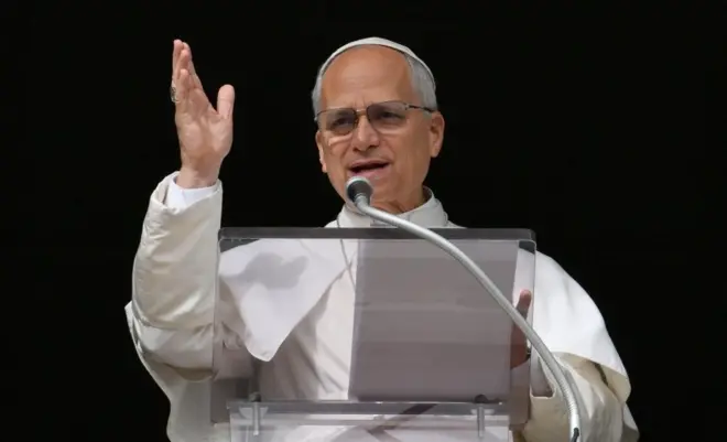 Papa Léon mu isengesho rizwi nka Angelus ku cyumweru, ku munsi mpuzamahanga w'umukene