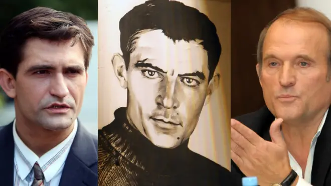 Василя Стуса у стрічці зіграв актор Дмитро Ярошенко (ліворуч)