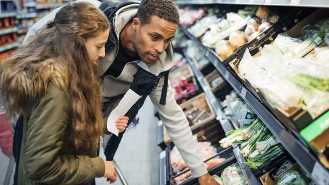 Supermarket shoppers