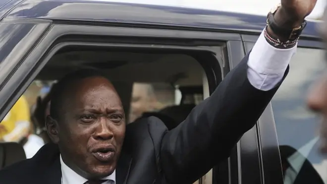 Uhuru Kenyatta na the youngest person to win presidential election for Kenya