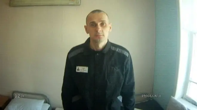 Фото Сенцова после трех месяцев голодовки