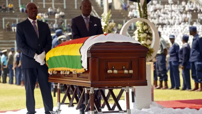 Mugabe'nin tabutu