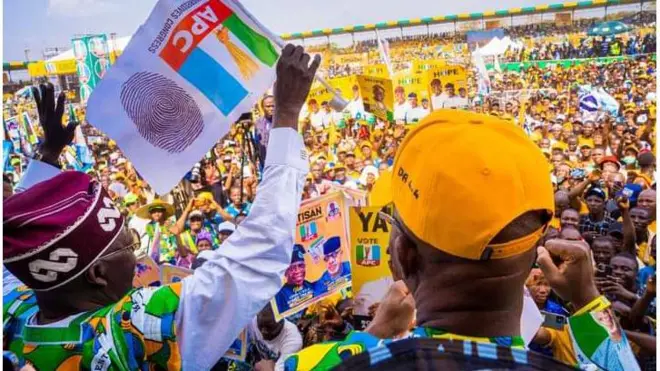 Tinubu laarin ero nibi ipolongo ibo