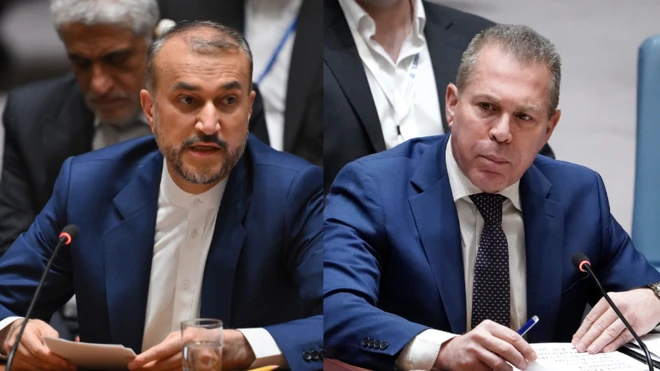  نمایندگان ایران و اسرائیل در شورای امنیت